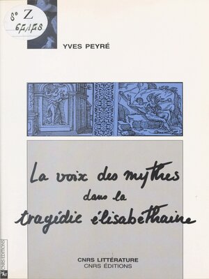 cover image of La voix des mythes dans la tragédie élisabéthaine